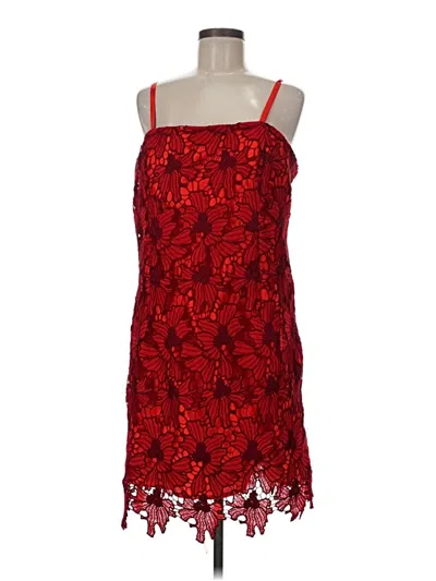 Pre-owned Caché Cocktail Dress In Red