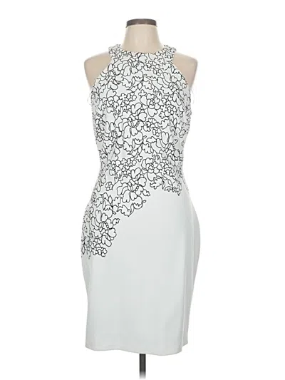 Pre-owned Caché Cocktail Dress In Silver
