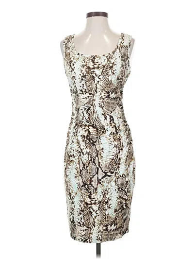 Pre-owned Caché Cocktail Dress In Silver