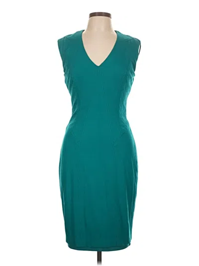 Pre-owned Caché Cocktail Dress In Teal