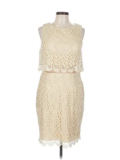 Pre-owned Caché Cocktail Dress In White