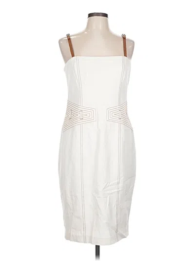Pre-owned Caché Cocktail Dress In White