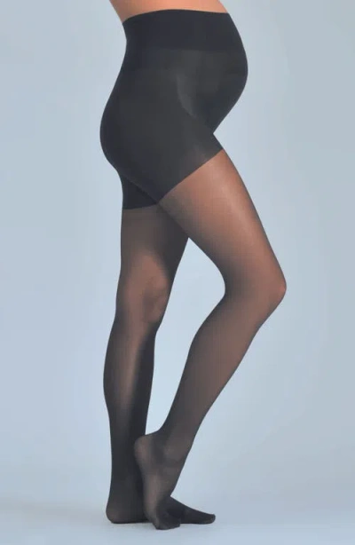 Cache Coeur Activ' Light Maternity Tights In Black