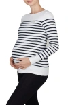 Cache Coeur Benodet Maternity And Nursing Sailor Shirt In Multi