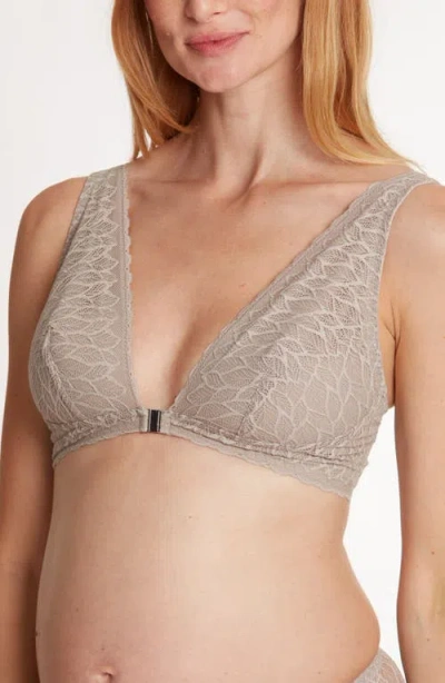 Cache Coeur Bliss Maternity And Nursing Bra In Brown