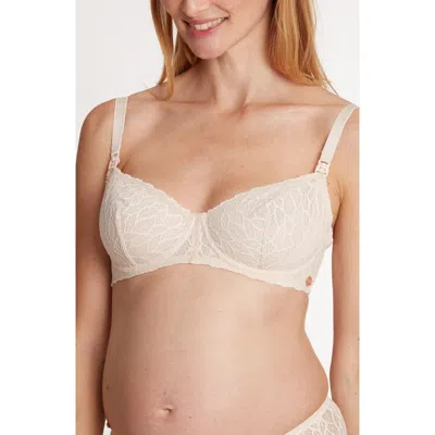 Cache Coeur Bliss Pregnancy And Nursing Bra In Neutral