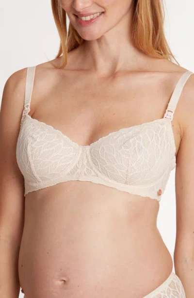 Cache Coeur Bliss Pregnancy And Nursing Bra In White