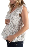 Cache Coeur Butterfly Top For Pregnancy And Breastfeeding Suzanne In Neutral