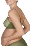 Cache Coeur Dahlia Pregnancy And Nursing Bra In Green