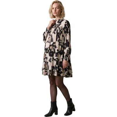 Cache Coeur Elisabeth Maternity & Nursing Dress In Brown