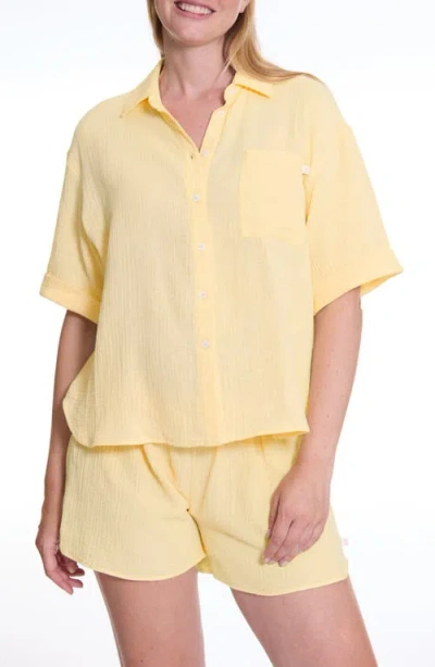 Cache Coeur Ice Cream Organic Cotton Gauze Maternity Short Pajamas