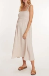 Cache Coeur Lola Maternity And Nursing Dress In Neutral