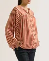 Cache Coeur Madeleine Nursing + Shirt Blouse In Copper In Multi