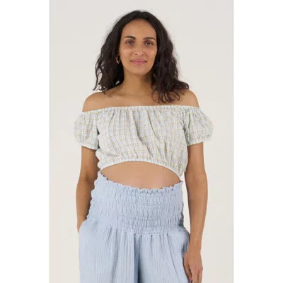 Cache Coeur Maternity And Nursing Crop-top Paloma In Multi