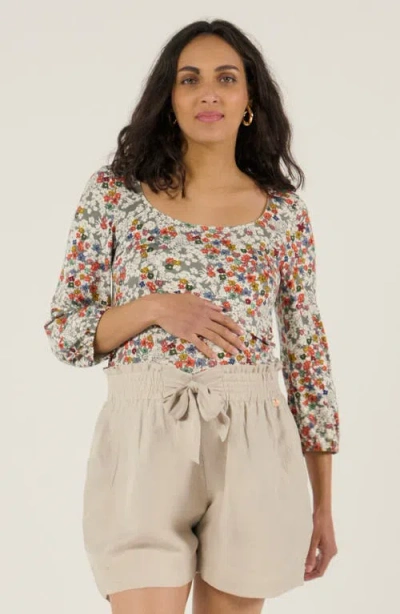 Cache Coeur Maternity And Nursing Tank Top Liberty In Multi