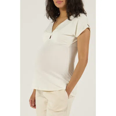 Cache Coeur Maternity And Nursing Top Celia In Neutral