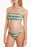 Cache Coeur Maternity Bikini Rainbow In Multi