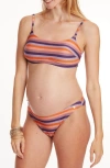 Cache Coeur Maternity Bikini Rainbow In Multi