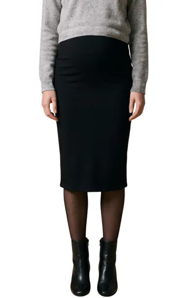 Cache Coeur Maternity Crayon Skirt Morgan In Black