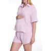 Cache Coeur Maternity Pajama Set Ice Cream In Multi