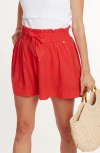 Cache Coeur Maternity Shorts Nubie In Orange