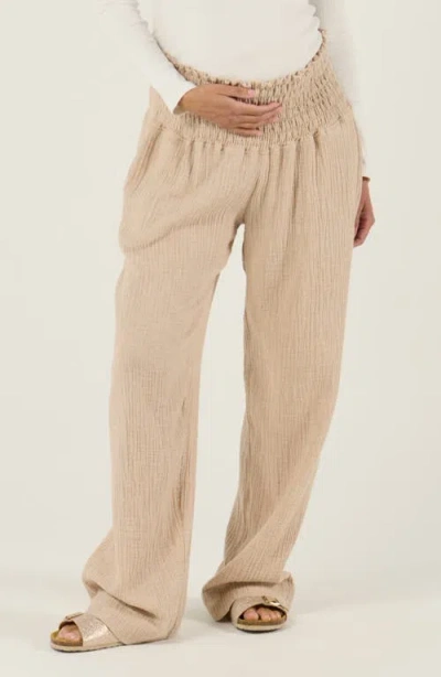 Cache Coeur Maternity Smock Pants Myriam In Nude