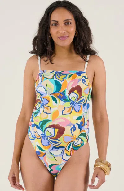 Cache Coeur Maternity Swimsuit Samba In Multi