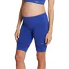 Cache Coeur Maternity/nursing Sport Shorts In Electric Blue