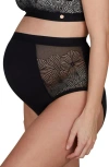 Cache Coeur Maxi Maternity Panties Dahlia In Black