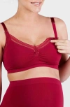 Cache Coeur Milk Maternity And Nursing Seamless Bra In Animal Print