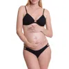 Cache Coeur Milos Two-piece Maternity Swimsuit In Black