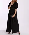 Cache Coeur Naomi Maternity And Nursing Jumpsuit In Black In Black