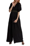 Cache Coeur Naomi Maternity And Nursing Jumpsuit In Black In Black