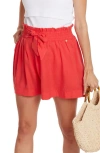 CACHE COEUR CACHE COEUR NUBIE SMOCKED TWILL MATERNITY SHORTS