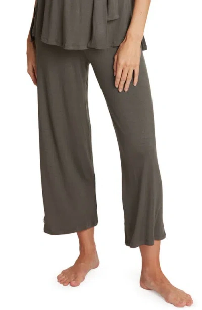 Cache Coeur Origin Wide Leg Maternity Pants In Khaki