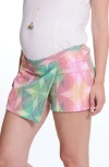 Cache Coeur Rosalie Wrap Front Maternity Skort In Pink