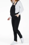 Cache Coeur Sharon Denim Maternity Overalls In Black