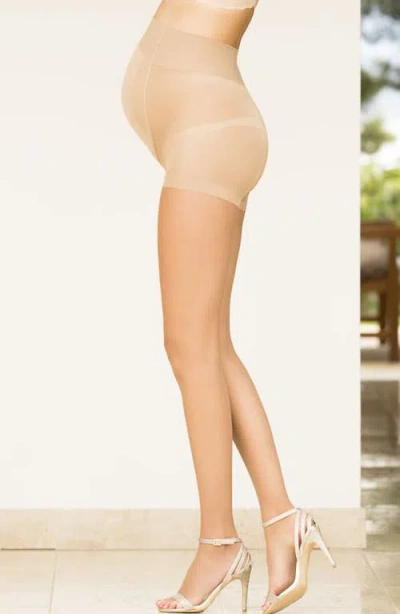 Cache Coeur Summer Maternity Tights Sun In Neutral