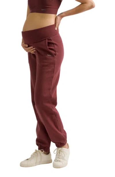 Cache Coeur Woma Maternity Joggers In Brown