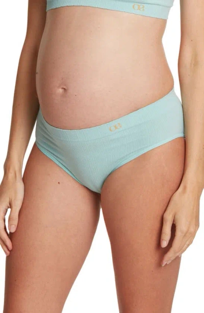 Cache Coeur Zoe Maternity Briefs In Turquoise