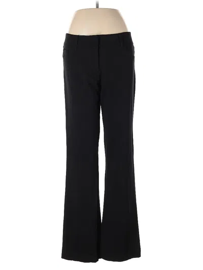 Pre-owned Cache Contour Collection Dress Pants In Black