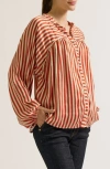 Cache Couer Madeleine Maternity & Nursing Blouse In Multi
