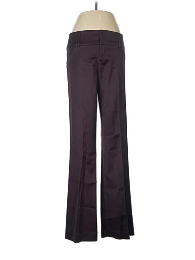 Pre-owned Caché Dress Pants In Burgundy