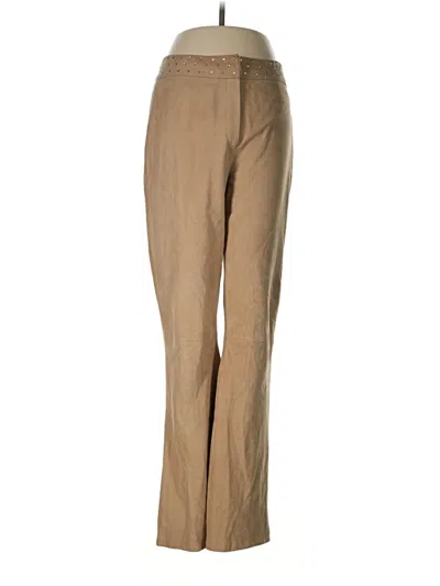 Pre-owned Caché Dress Pants In Tan