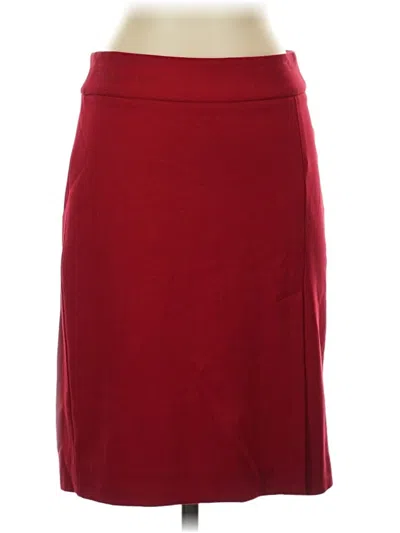 Pre-owned Caché Formal Skirt In Burgundy