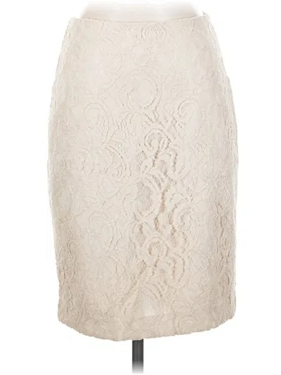 Pre-owned Caché Formal Skirt In Ivory
