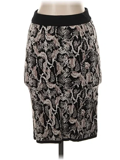 Pre-owned Caché Formal Skirt In Silver