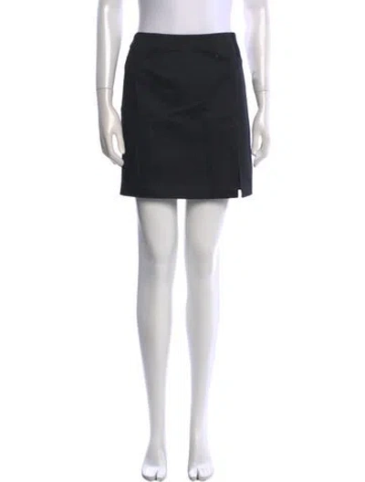Pre-owned Caché Mini Skirt In Gray