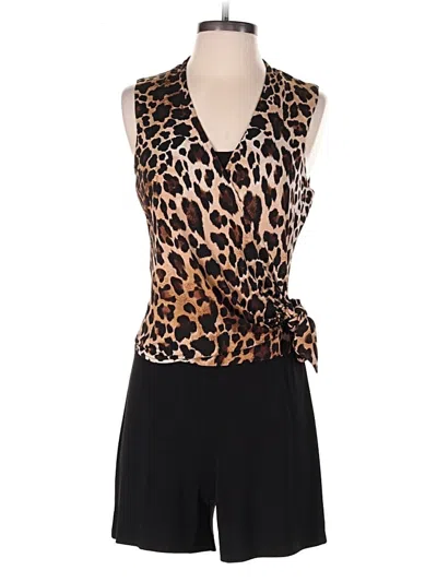 Pre-owned Caché Romper In Brown