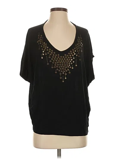 Pre-owned Caché Short Sleeve T-shirt In Black